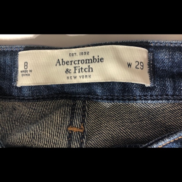 Abercrombie & Fitch distressed straight leg jeans - Picture 7 of 13